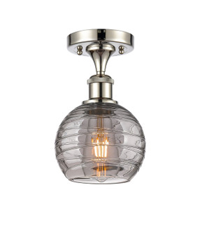 Ballston One Light Semi-Flush Mount in Polished Nickel (405|5161CPNG12136SM)
