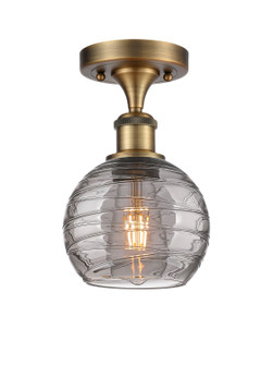 Ballston One Light Semi-Flush Mount in Brushed Brass (405|5161CBBG12136SM)