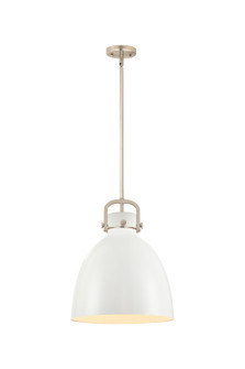 Downtown Urban One Light Pendant in Polished Nickel (405|4101SLPNM41214W)