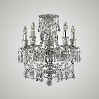 Finisterra Five Light Semi-Flush Mount in Silver (183|FM2065OU08GST)