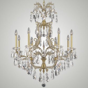 Parisian Eight Light Chandelier in Antique White Glossy (183|CH7613O04GST)