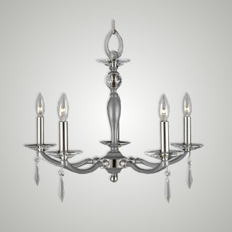 Kensington Five Light Chandelier in Pewter with Polished Nickel (183|CH5323U37G38GST)