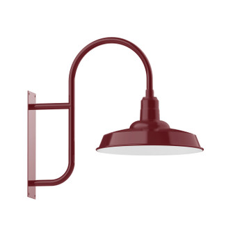 Warehouse LED Wall Mount in Barn Red (518|WMF18555L13)