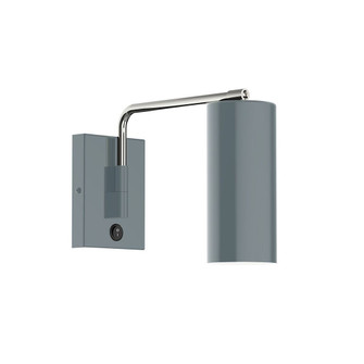 Jordan LED Swing Arm Wall Light in Architectural Bronze w/Brushed Nickel (518|SWA4185196L10)