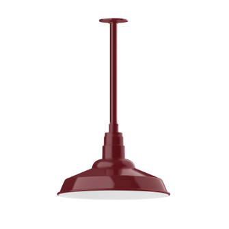 Warehouse LED Pendant in Forest Green (518|STB18442T36L13)