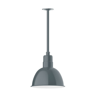 Deep Bowl LED Pendant in Slate Gray (518|STA11640H24L12)