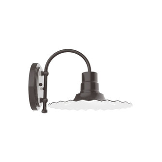 Radial One Light Wall Sconce in Architectural Bronze (518|SCC15851)