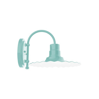 Radial One Light Wall Sconce in Sea Green (518|SCC15848G06)