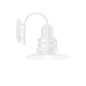 Atomic One Light Wall Sconce in White (518|SCC14844)