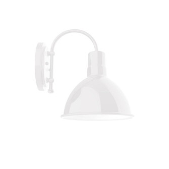 Deep Bowl One Light Wall Sconce in White (518|SCC11544W10)