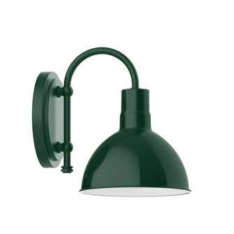 Deep Bowl LED Wall Sconce in Forest Green (518|SCB11442W08L10)