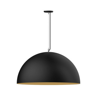 XL Choices LED Pendant in Black w/Gold Matte Interior (518|PEG2314175C22L14)