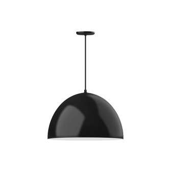 XL Choices LED Pendant in Black w/White Interior (518|PEB2134144L14)