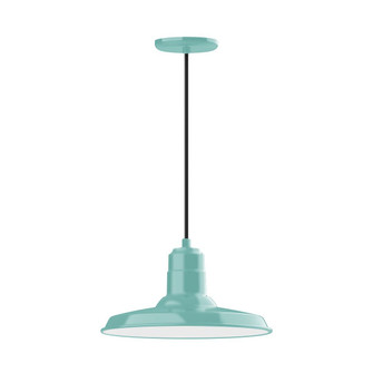 Warehouse LED Pendant in Sea Green (518|PEB18348C02L13)