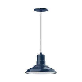 Warehouse LED Pendant in Navy (518|PEB18250C23L12)