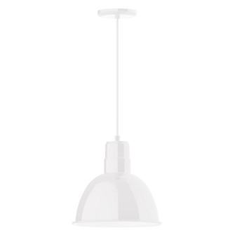 Deep Bowl LED Pendant in Forest Green (518|PEB11642L12)