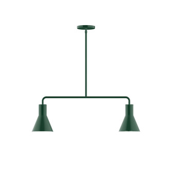 Flare LED Chandelier in Forest Green (518|MSG43642L10)