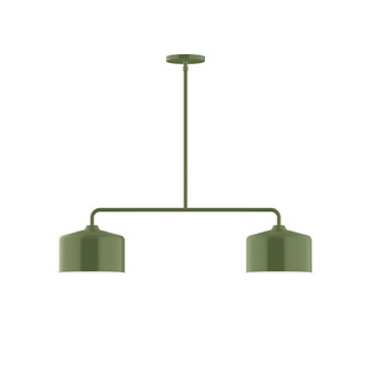 Axis LED Chandelier in Fern Green (518|MSG41922L10)