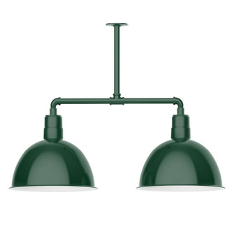 Deep Bowl LED Pendant in Forest Green (518|MSD11742T36L13)