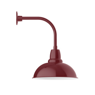 Cafe LED Curved Arm Wall Light in Barn Red (518|GNU10855L13)