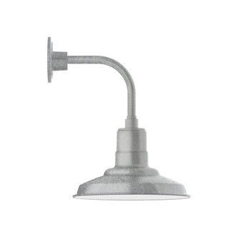 Warehouse LED Curved Arm Wall Light in Painted Galvanized (518|GNT18249L12)