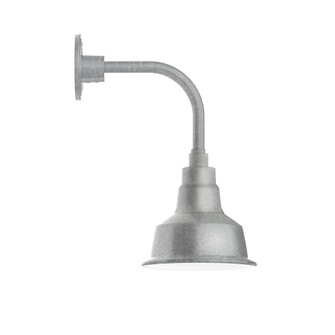 Warehouse LED Curved Arm Wall Light in Painted Galvanized (518|GNT18049W08L10)