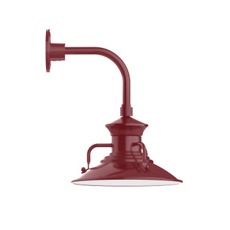 Homestead LED Curved Arm Wall Light in Barn Red (518|GNT14255B03L12)