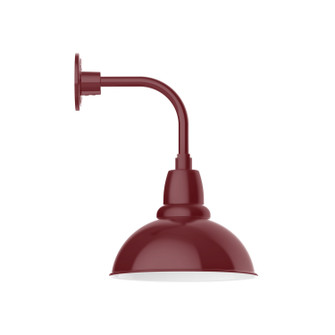 Cafe LED Curved Arm Wall Light in Barn Red (518|GNT10655B03L12)