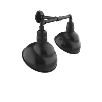Emblem LED Straight Arm Wall Light in Black (518|GNR12141L12)