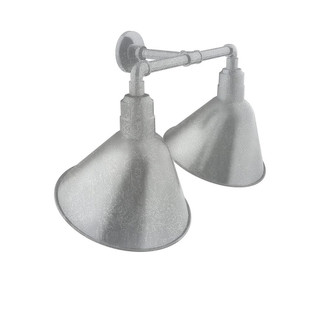 Angle LED Straight Arm Wall Light in Painted Galvanized (518|GNR10449L13)