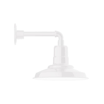 Warehouse LED Straight Arm Wall Light in White (518|GNN18244L12) Warehouse LED Straight Arm Wall Light in White (518|GNN18244L12)