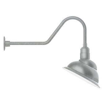 Emblem LED Gooseneck Wall Light in Painted Galvanized (518|GNC12249S03L13)
