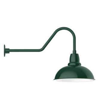 Cafe LED Gooseneck Wall Light in Forest Green (518|GNC10842B01L13)