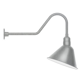Angle LED Gooseneck Wall Light in Painted Galvanized (518|GNC10449B01L13)