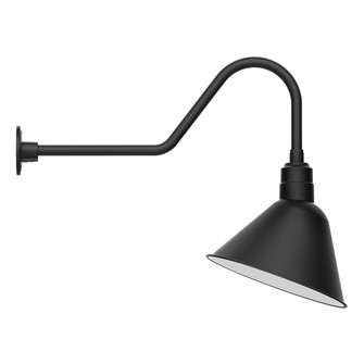 Angle LED Gooseneck Wall Light in Black (518|GNC10441S03L13)