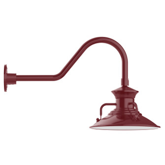 Homestead LED Gooseneck Wall Light in Barn Red (518|GNB14255B01L12)