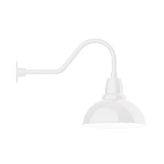 Cafe LED Gooseneck Wall Light in White (518|GNB10744L13)