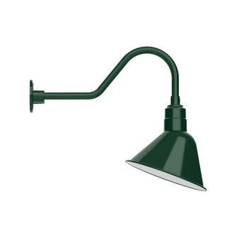 Angle LED Gooseneck Wall Light in Forest Green (518|GNB10342L12)