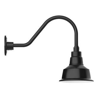 Warehouse LED Gooseneck Wall Light in Black (518|GNA18041W08L10)