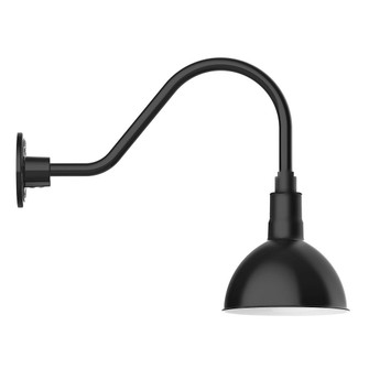Deep Bowl LED Gooseneck Wall Light in Black (518|GNA11441B03L10)