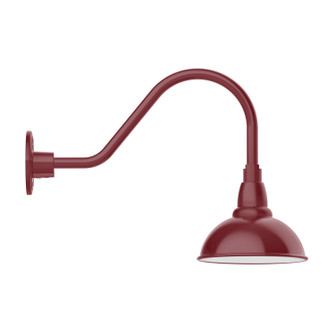 Cafe LED Gooseneck Wall Light in Barn Red (518|GNA10555W08L10)
