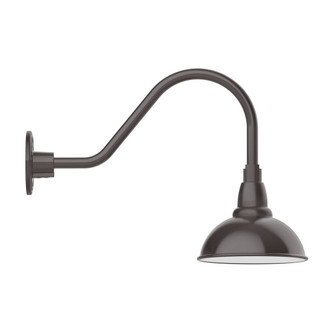 Cafe LED Gooseneck Wall Light in Architectural Bronze (518|GNA10551B03L10)