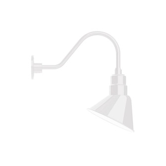 Angle LED Gooseneck Wall Light in White (518|GNA10244L12)