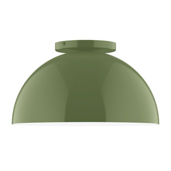 Arcade LED Flush Mount in Fern Green (518|FMD43222L12)