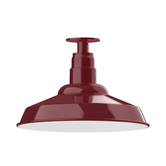 Warehouse LED Flush Mount in Barn Red (518|FMB18455W16L13)