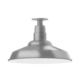 Warehouse LED Flush Mount in Painted Galvanized (518|FMB18449W16L13)