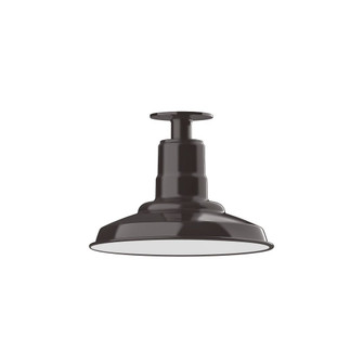 Warehouse LED Flush Mount in Architectural Bronze (518|FMB18251L12)