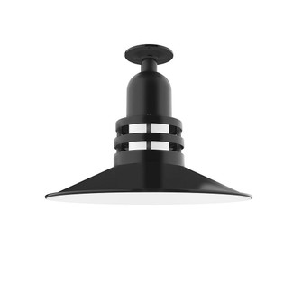 Atomic One Light Flush Mount in Black (518|FMB14941G07)