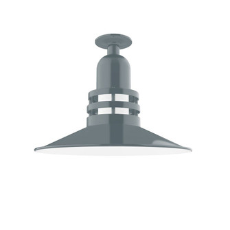 Atomic One Light Flush Mount in Slate Gray (518|FMB14940)