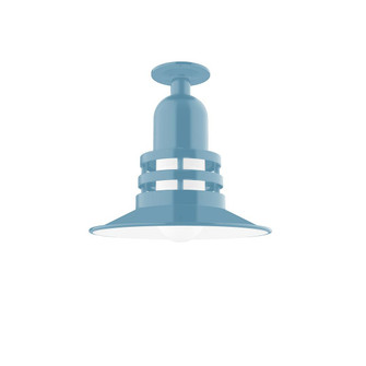 Atomic One Light Flush Mount in Light Blue (518|FMB14854G07)